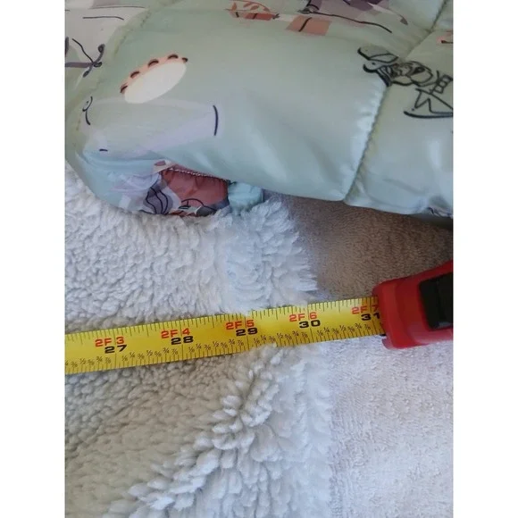 Disney Parks Haunted‎ Mansion Sherpa Puffer Women's  Jacket Plus Size 2X - Picture 16 of 16